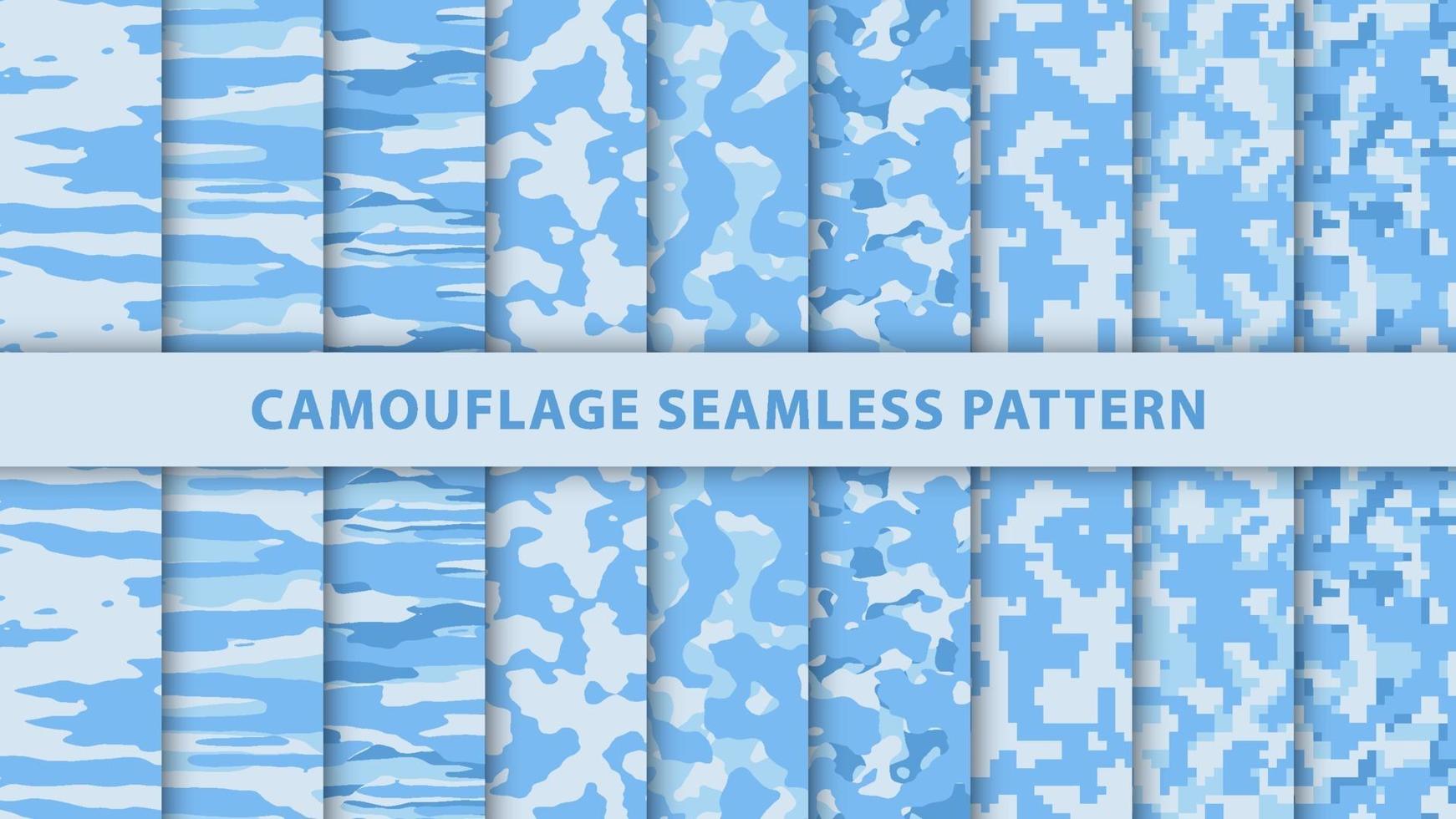 Military and army camouflage seamless pattern vector