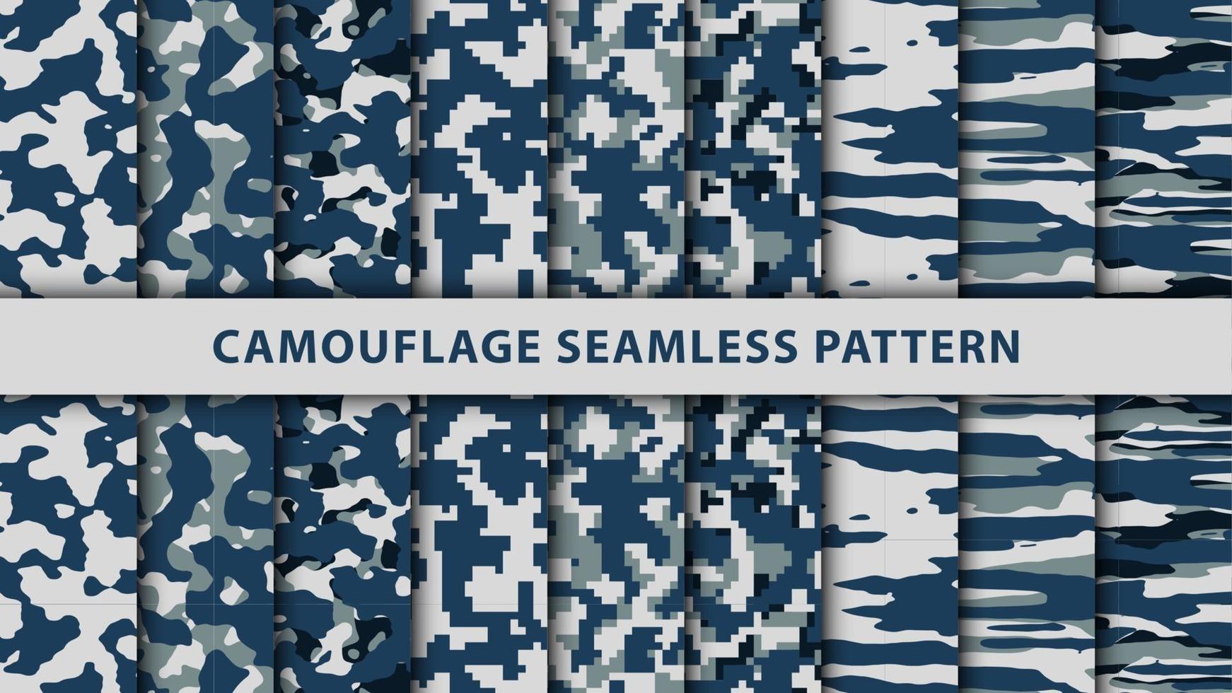 Military and army camouflage seamless pattern vector