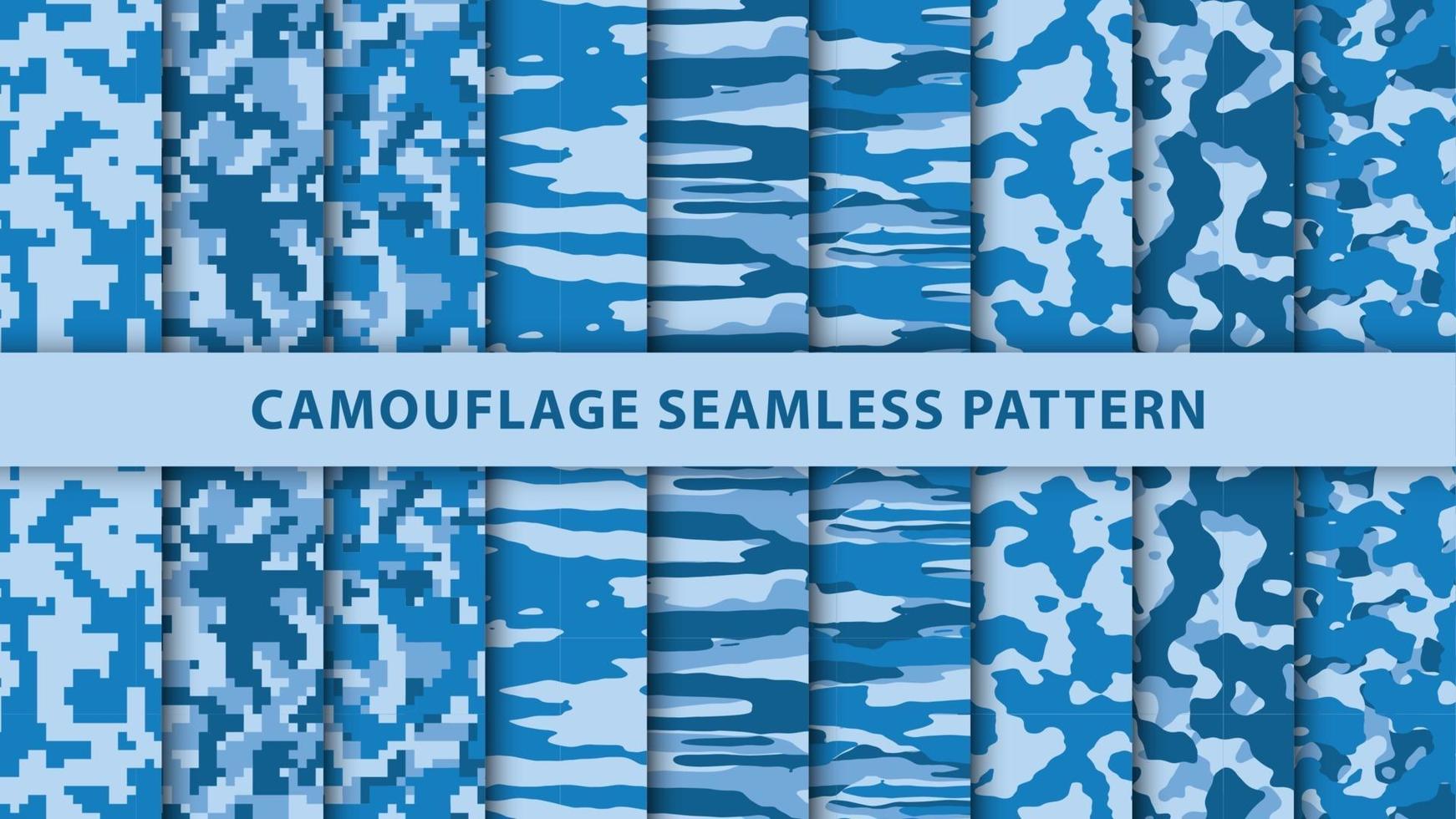 Military and army camouflage seamless pattern vector