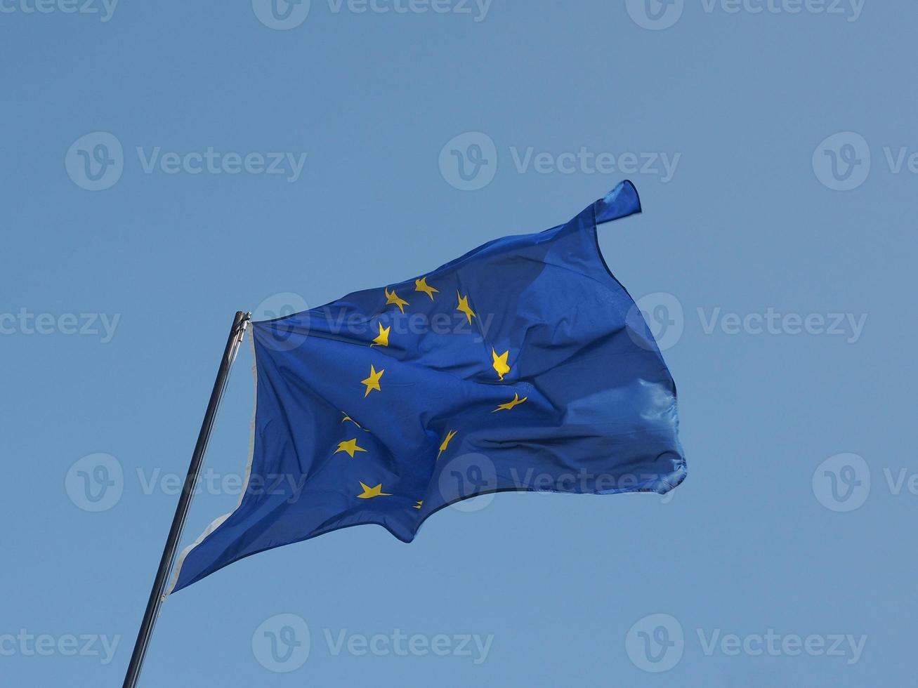 European flag of Europe photo