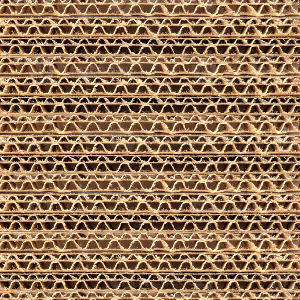 Corrugated cardboard texture photo