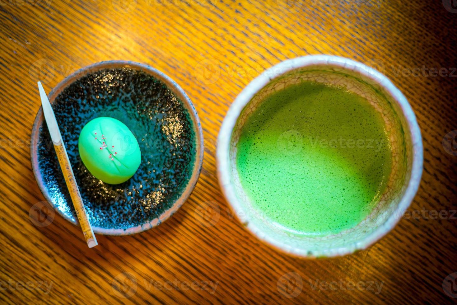 Traditional Kyoto style green tea photo