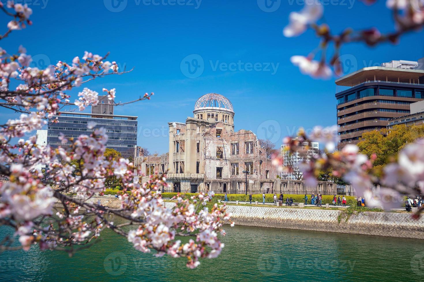 hiroshima japón. UNESCO sitio de Patrimonio Mundial foto