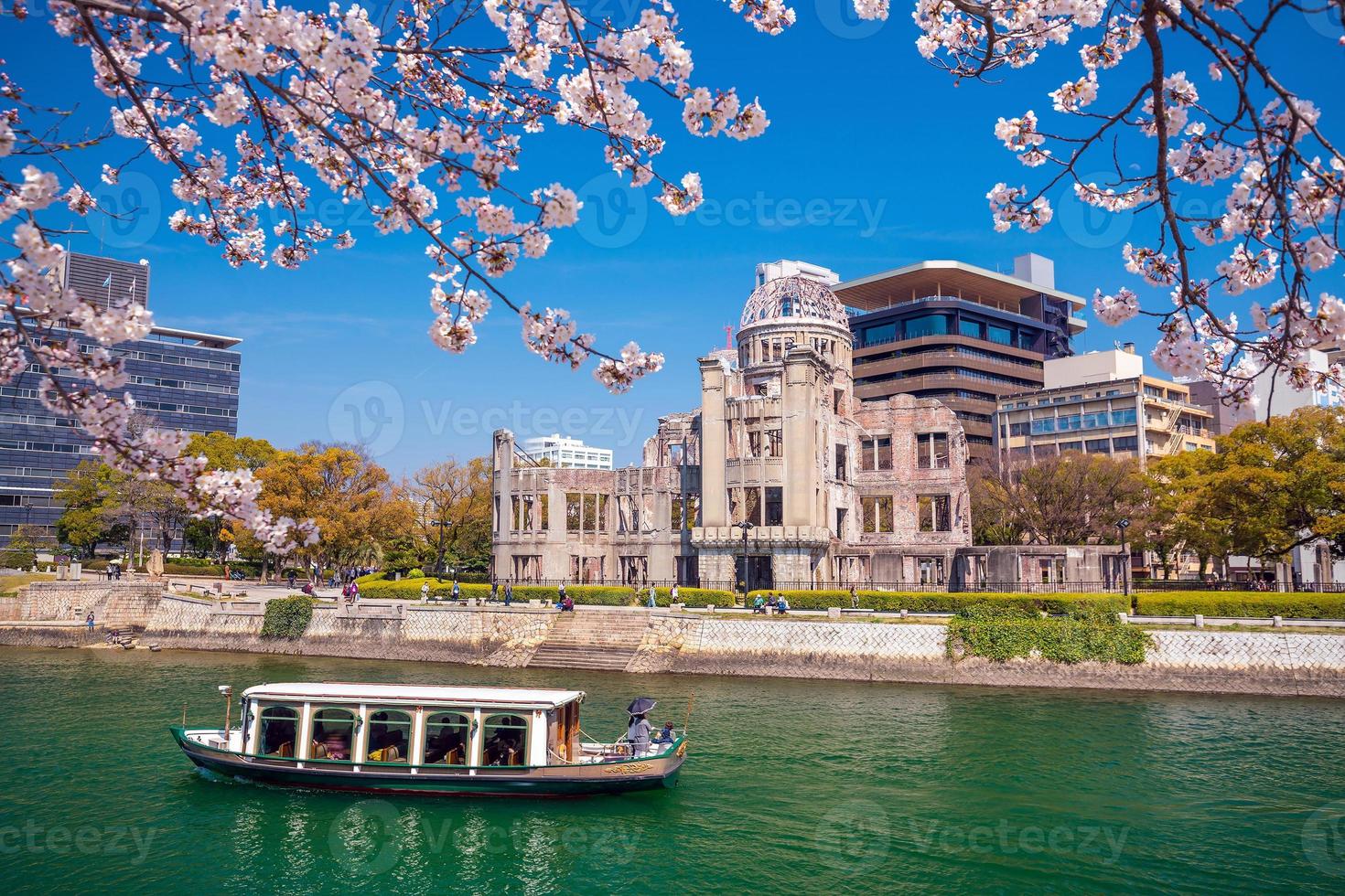 hiroshima japón. UNESCO sitio de Patrimonio Mundial foto