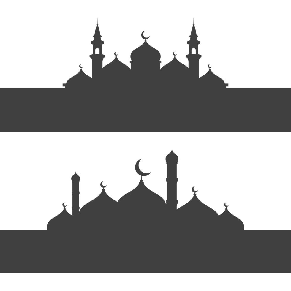 Mosque Background vector Illustration