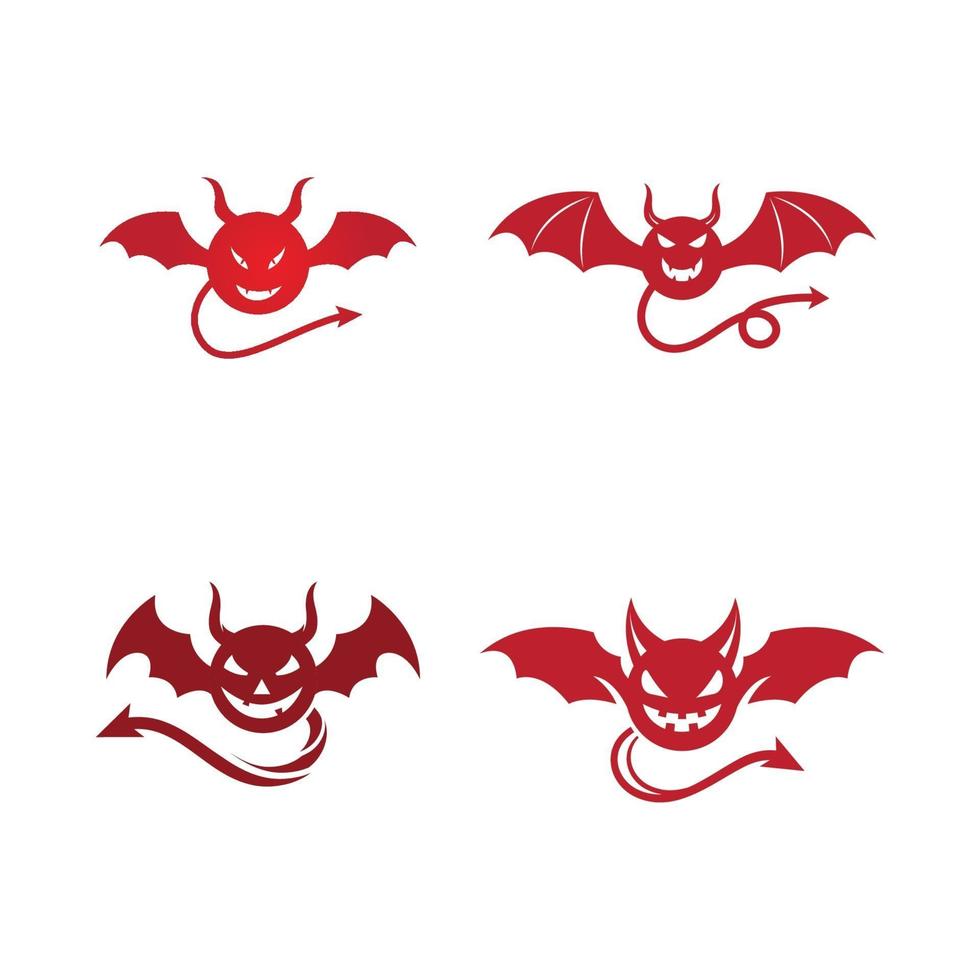 icono de vector de cuerno de diablo