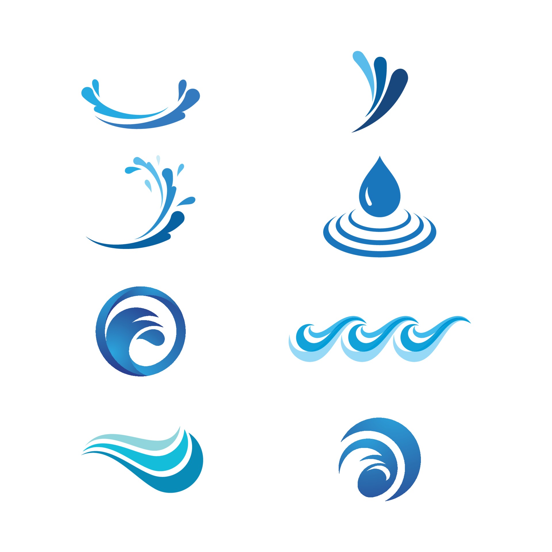 Water wave icon vector design 3177279 Vector Art at Vecteezy