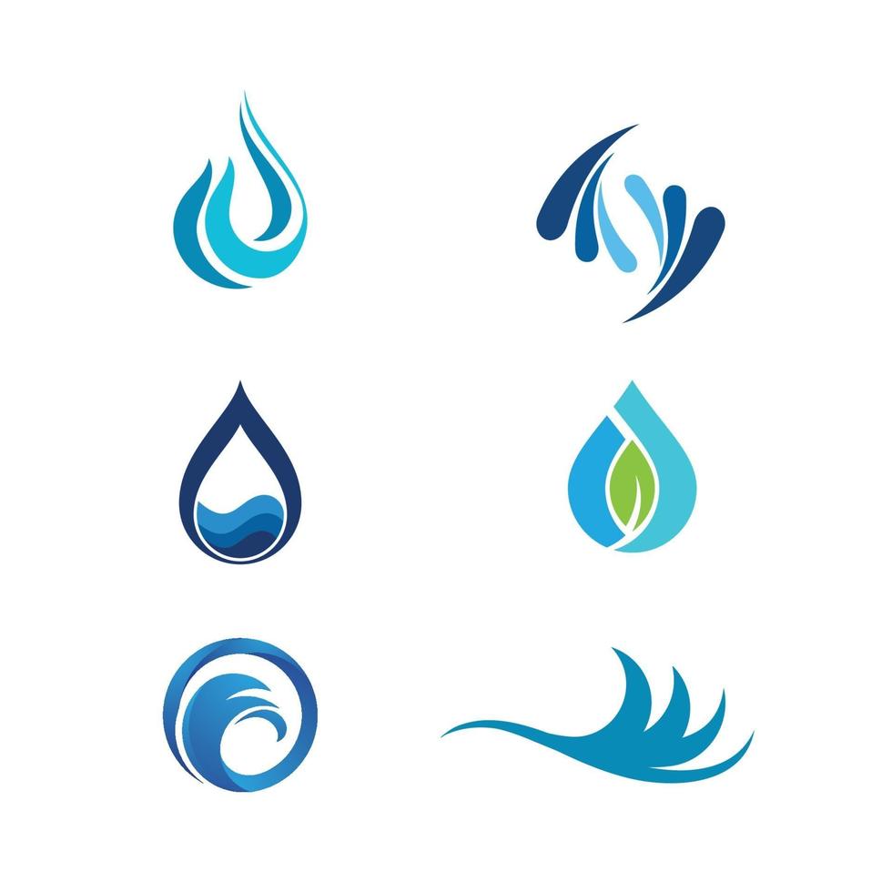 Water wave icon vector design