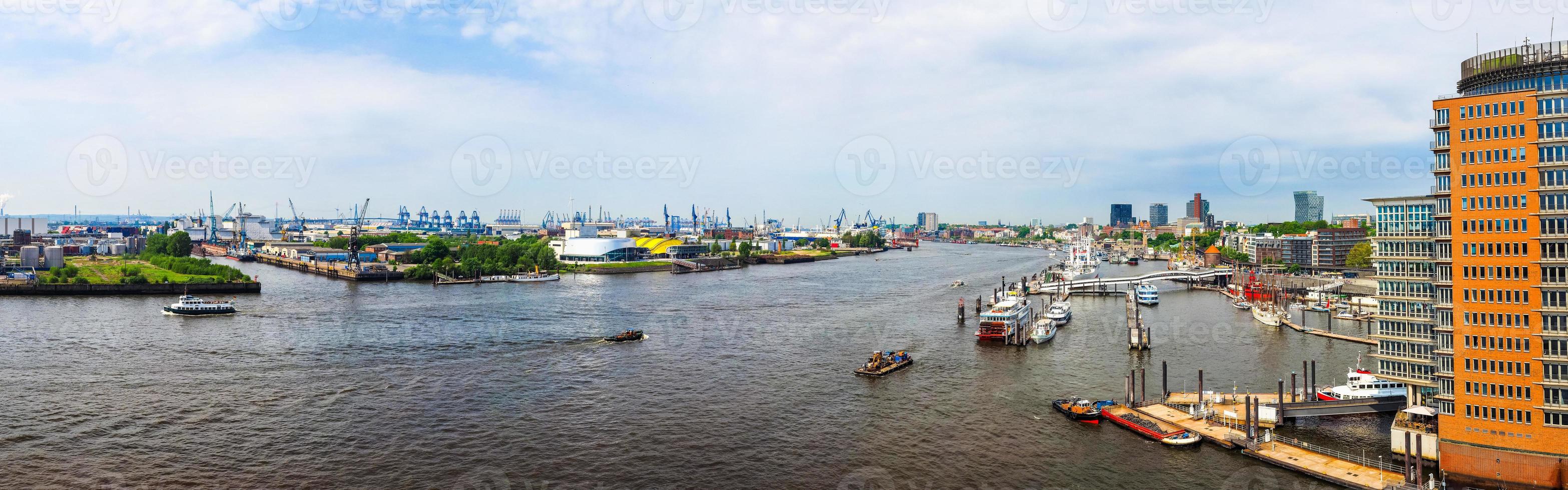 Puerto de Hamburgo en Hamburgo foto