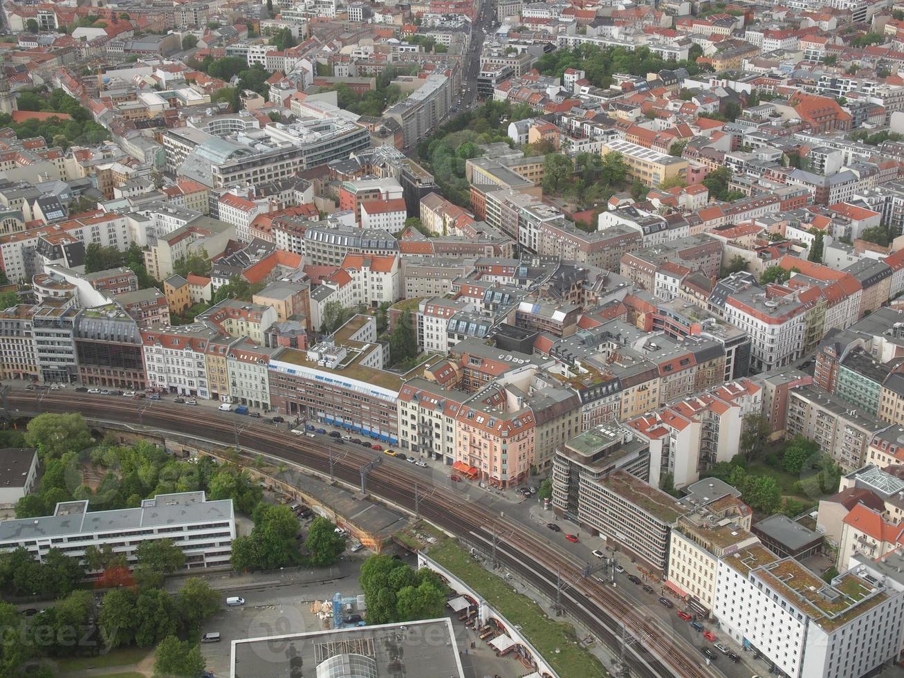 vista aérea de berlín foto