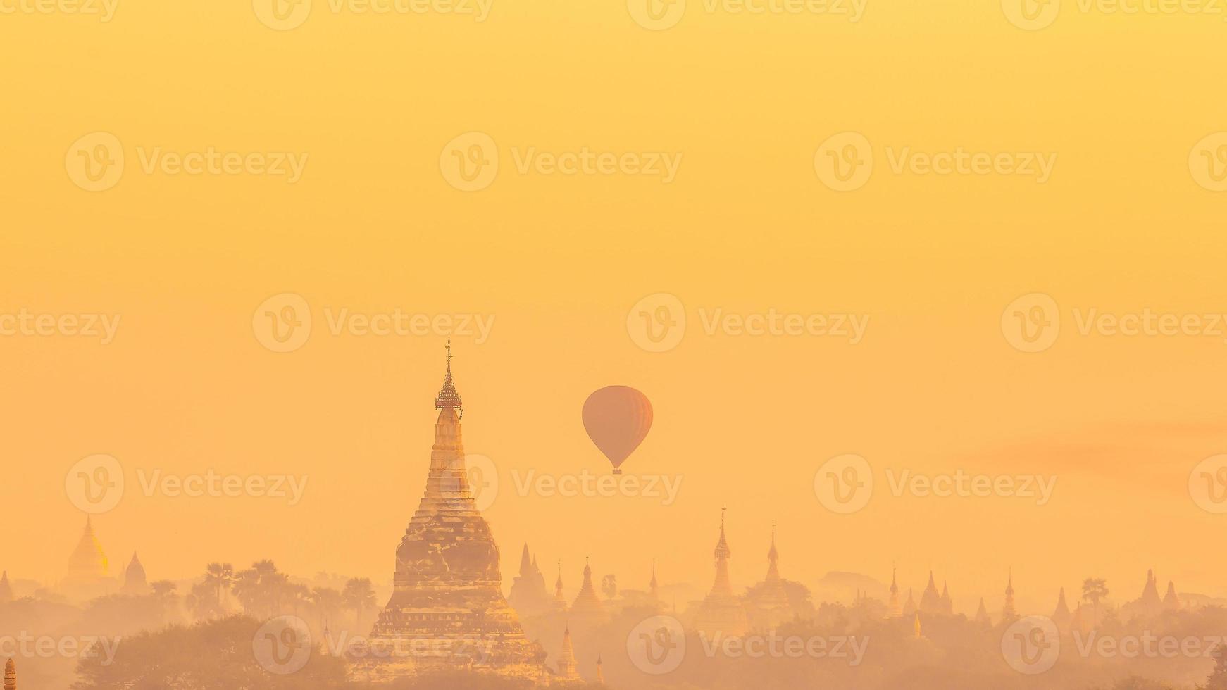 Bagan cityscape of Myanmar in asia photo