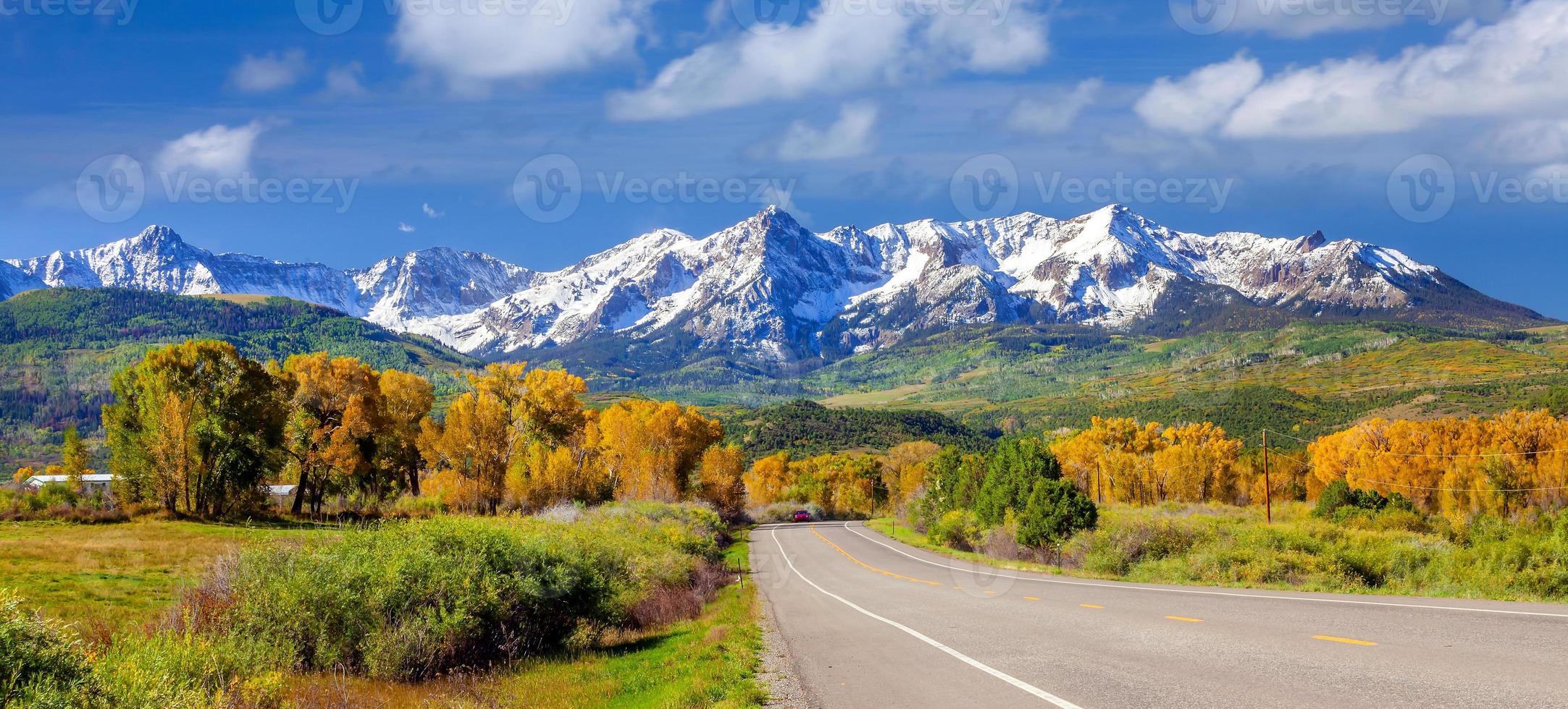 Countryside fall season in Colorado, USA photo