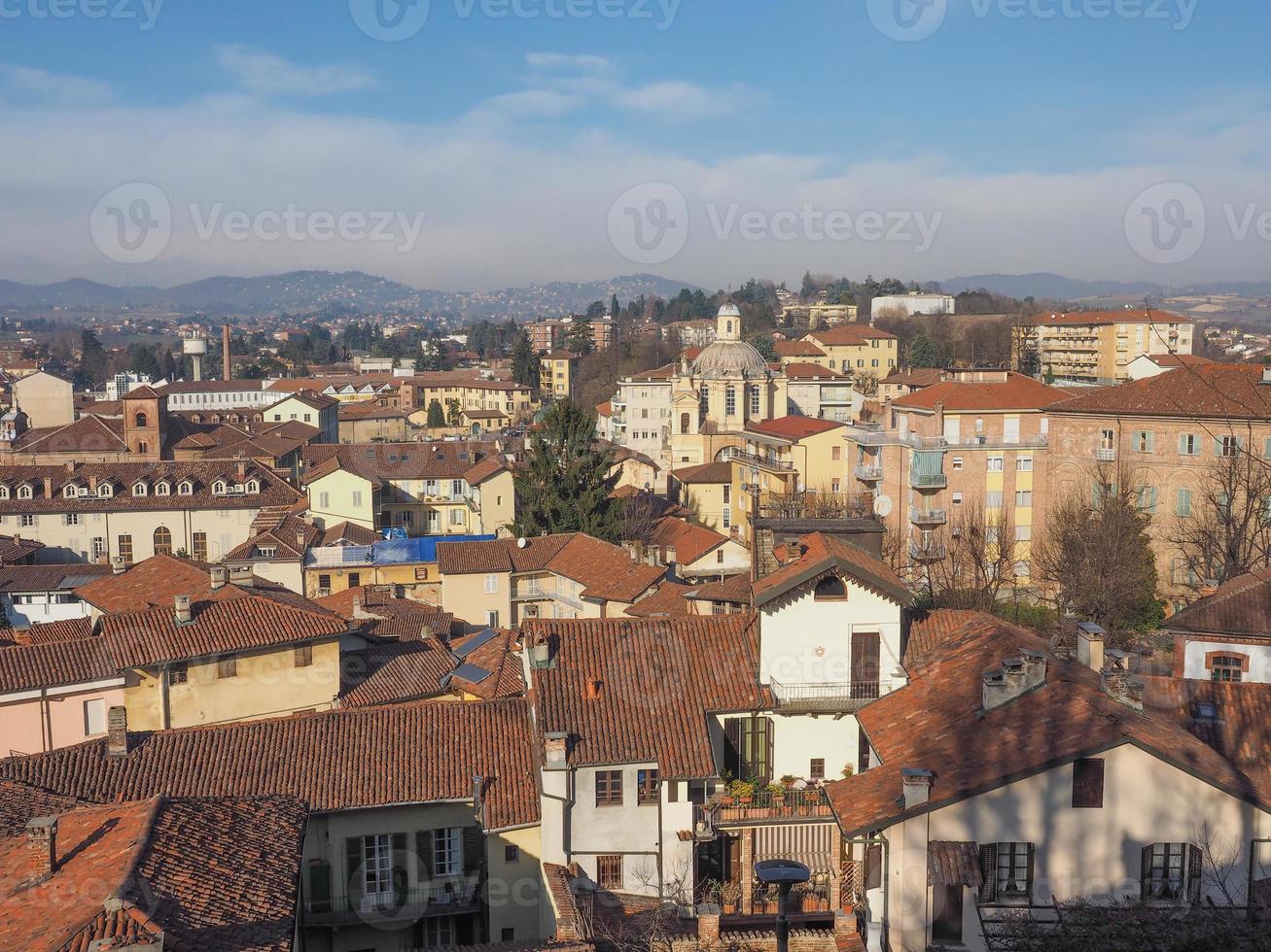 vista aérea de chieri foto