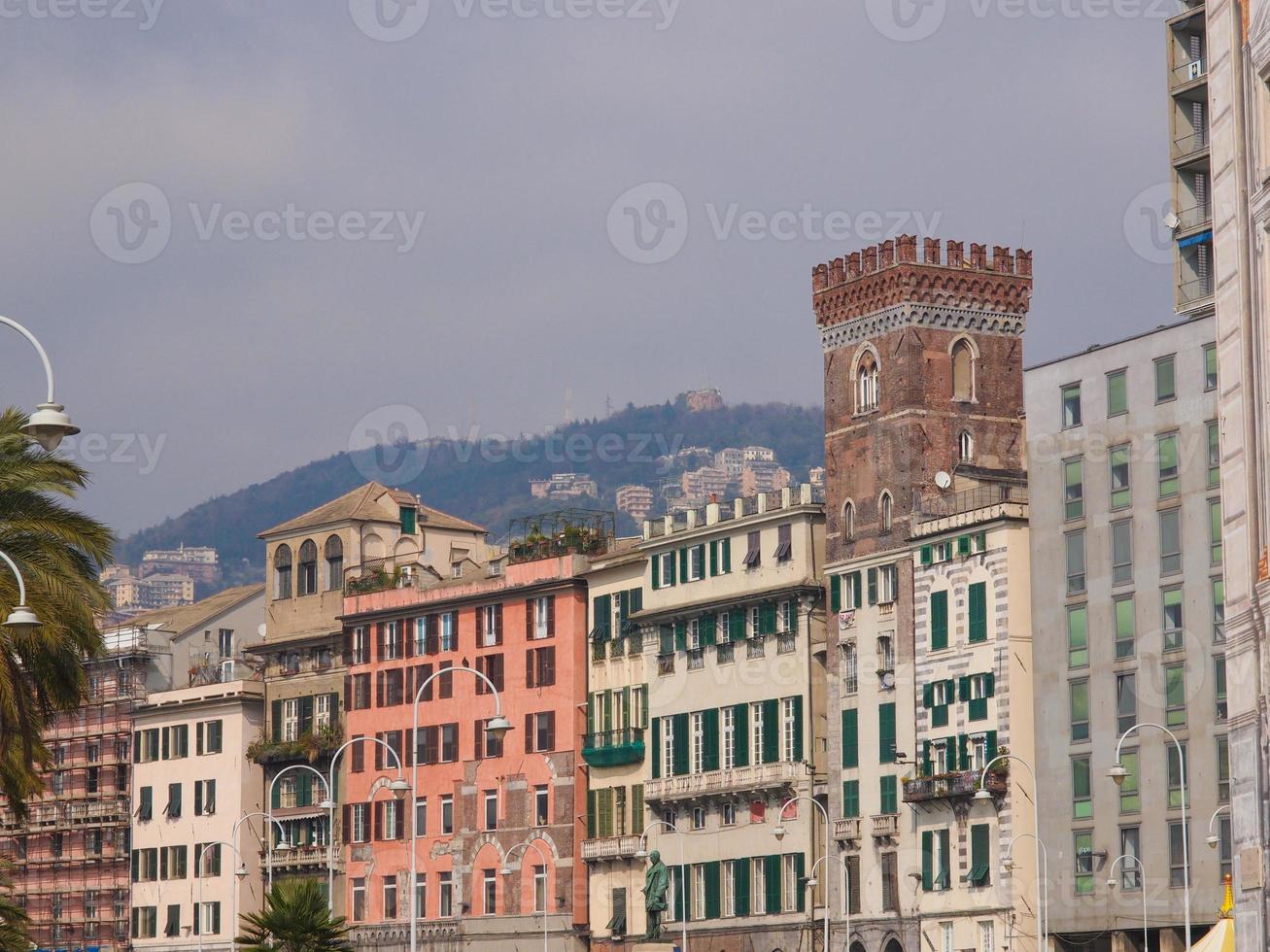 Genoa old town photo