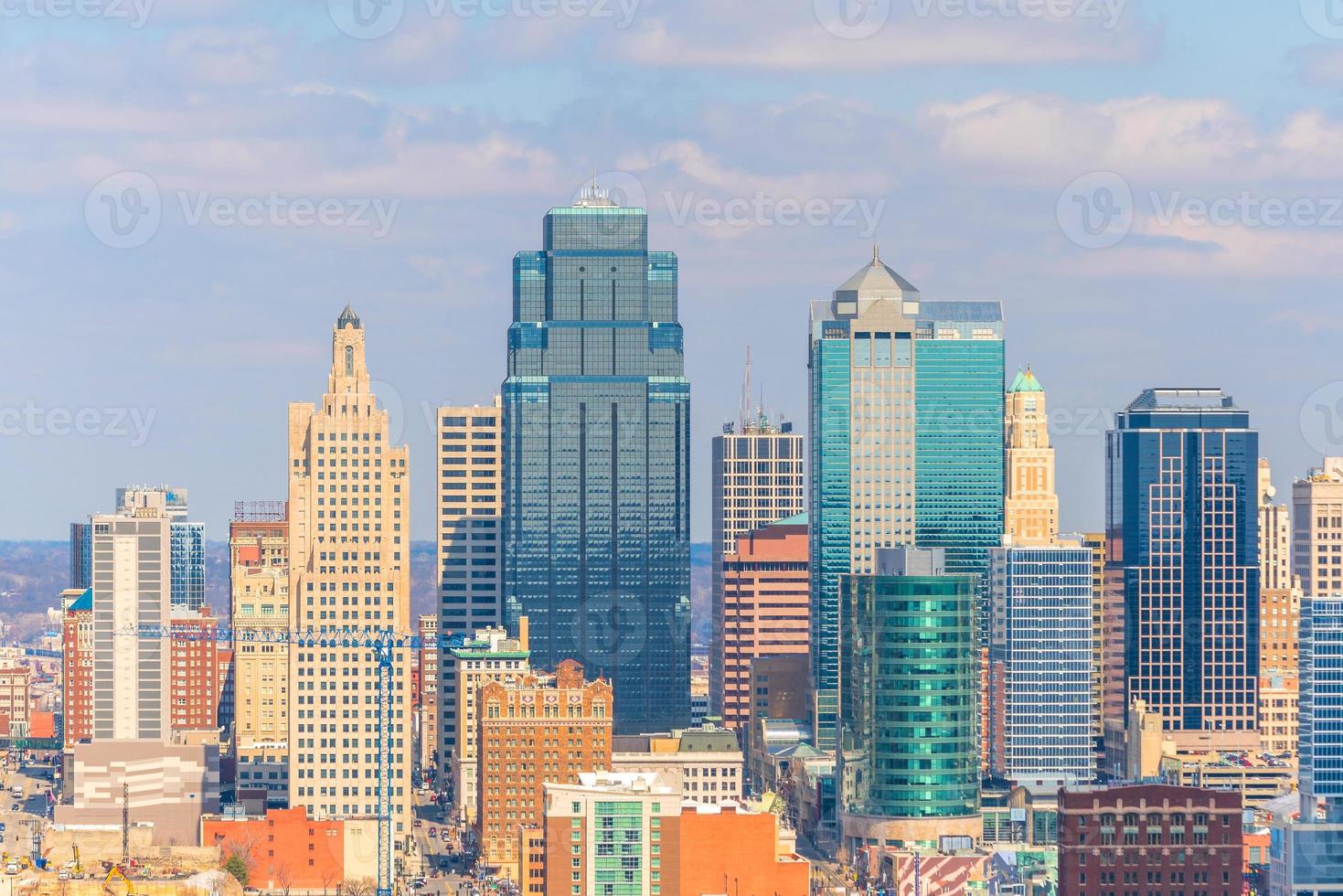 View of Kansas City skyline in Missouri photo