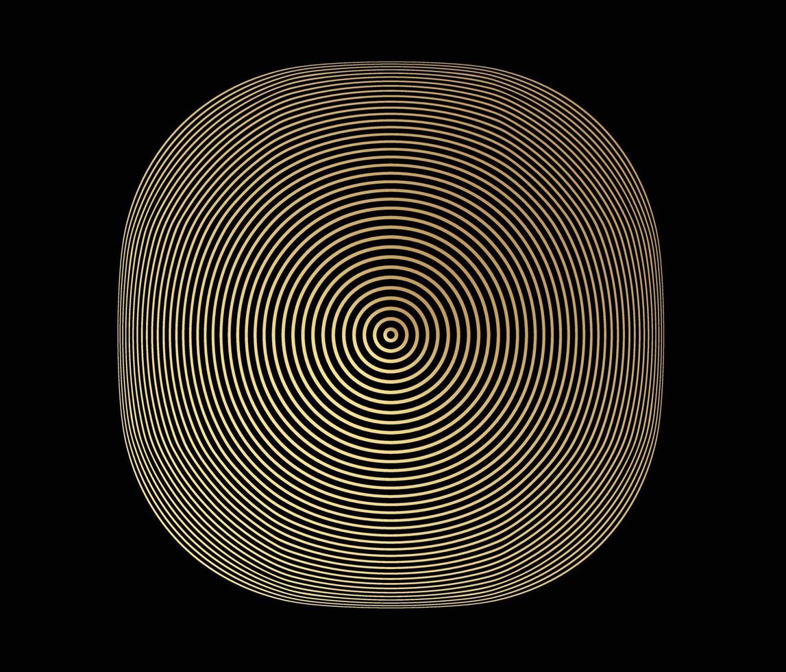 Concentric circle elements. Element for graphic vector