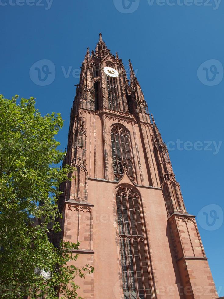 Catedral de Frankfurter Dom en Frankfurt. foto