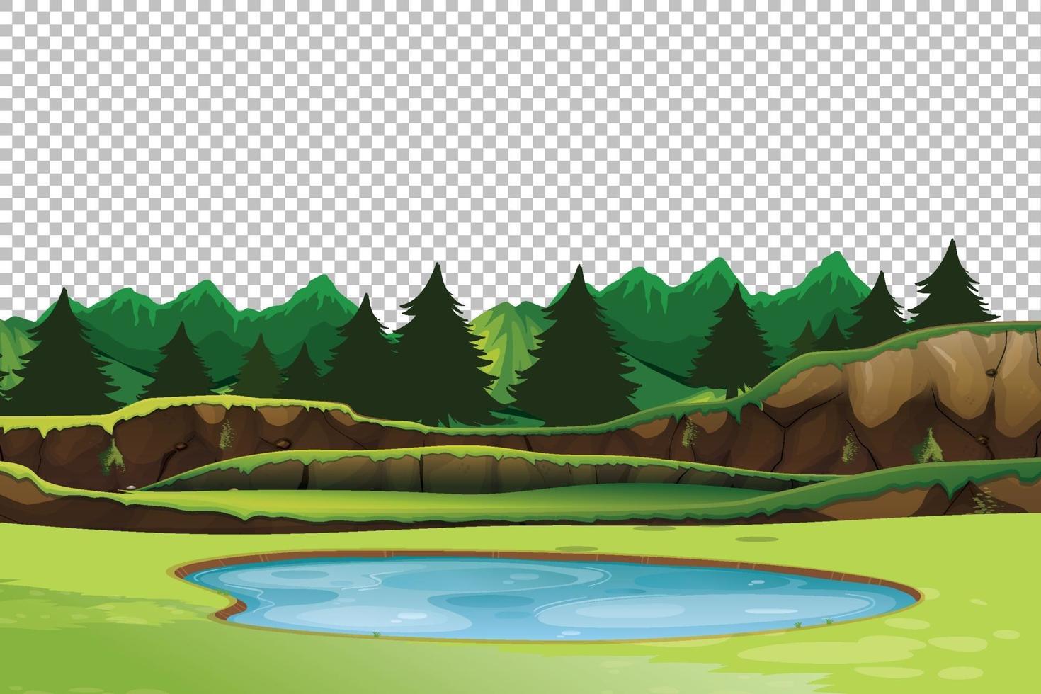 naturaleza paisaje al aire libre vector