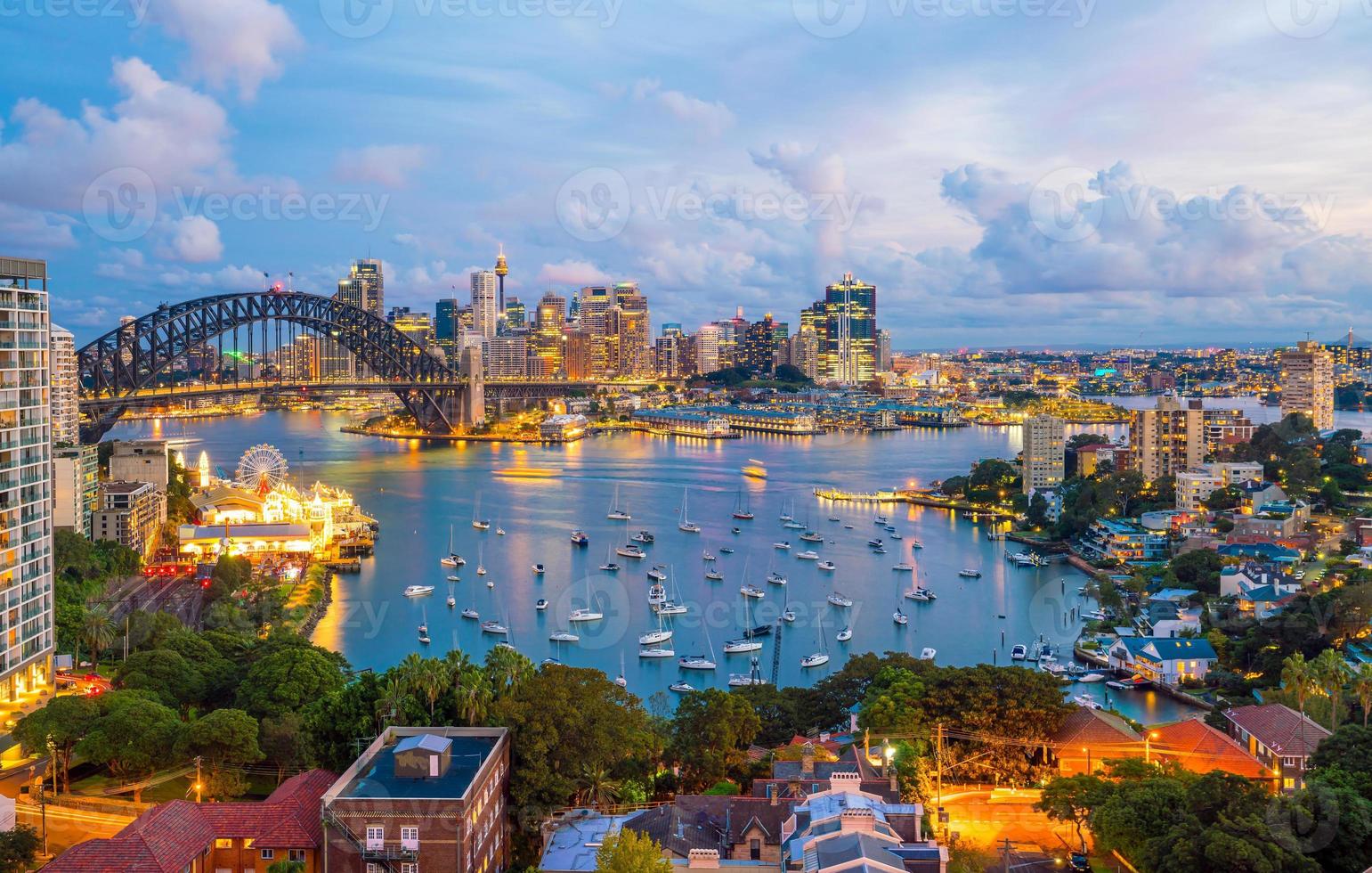 horizonte del centro de sydney foto