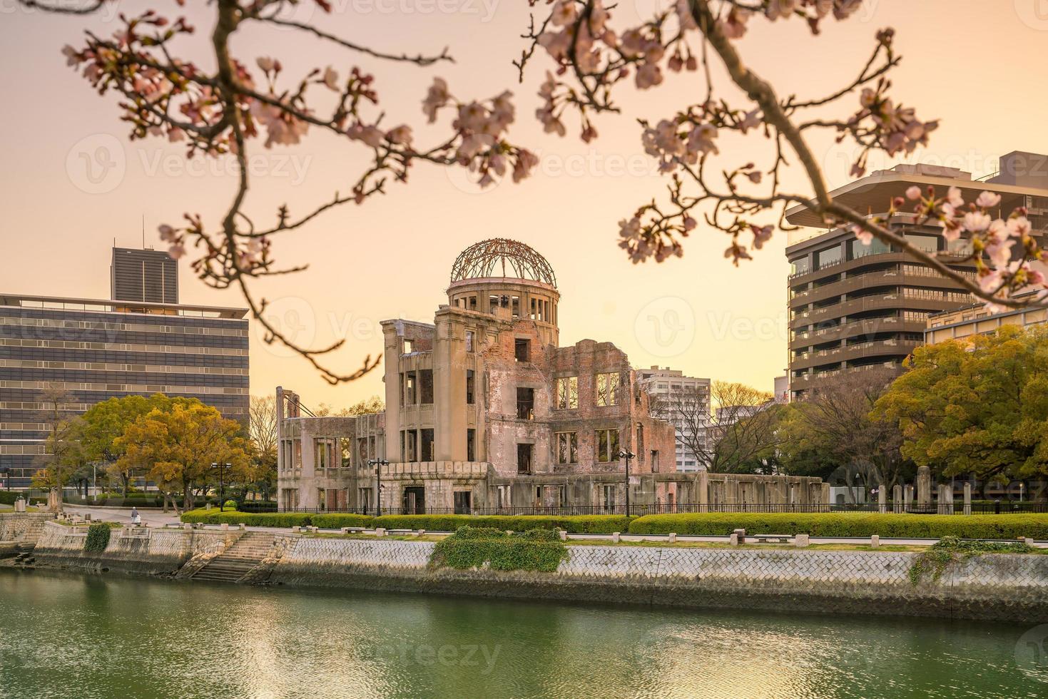 hiroshima japón. UNESCO sitio de Patrimonio Mundial foto