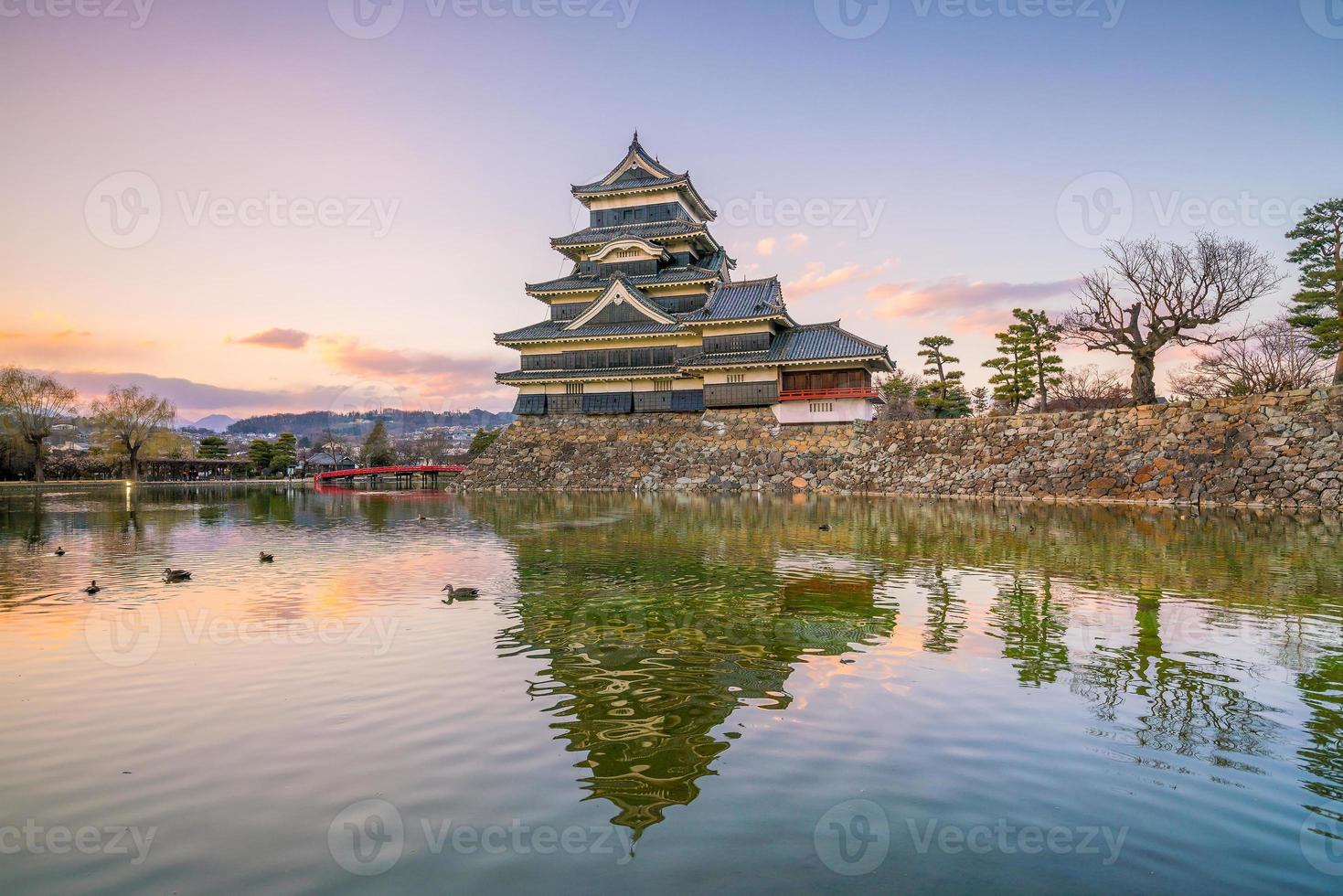 castillo de matsumoto en japón foto