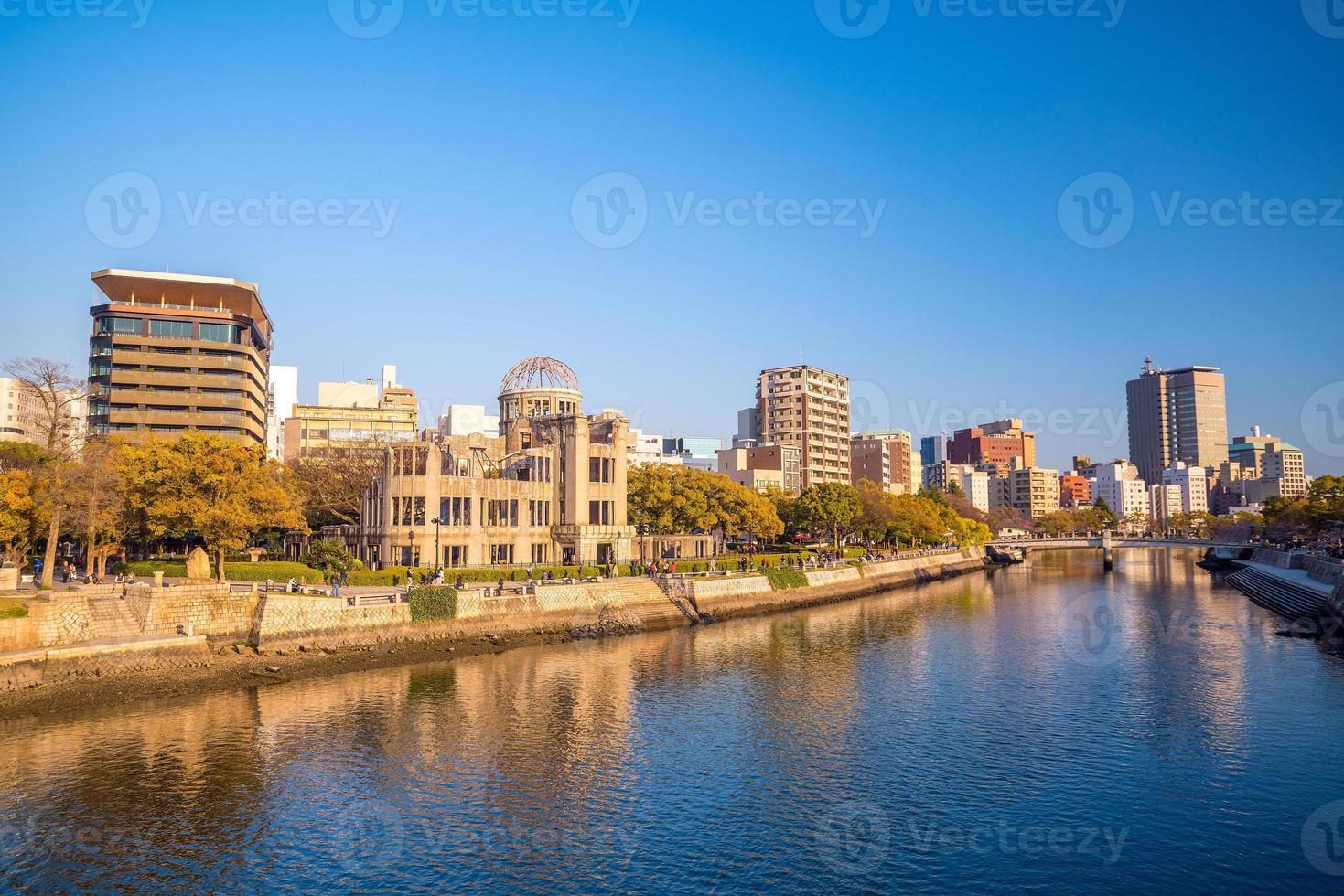 hiroshima japón. UNESCO sitio de Patrimonio Mundial foto