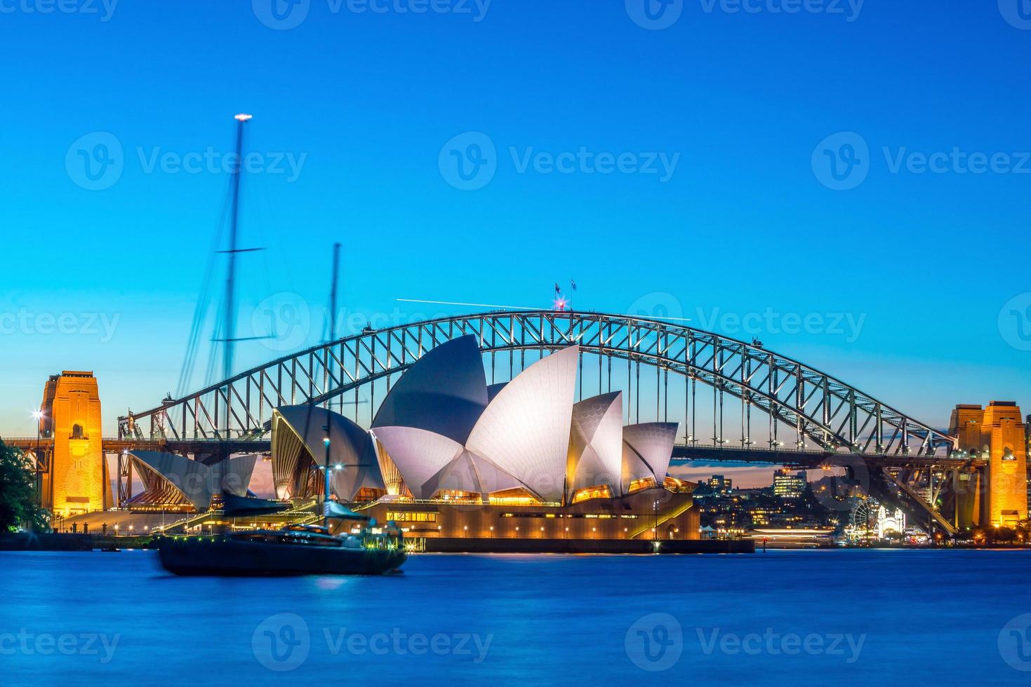 horizonte del centro de sydney foto