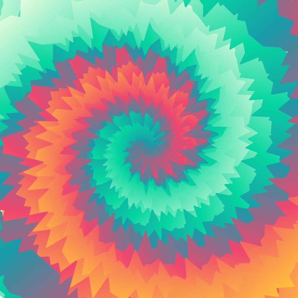 Tie Dye Circular Background vector