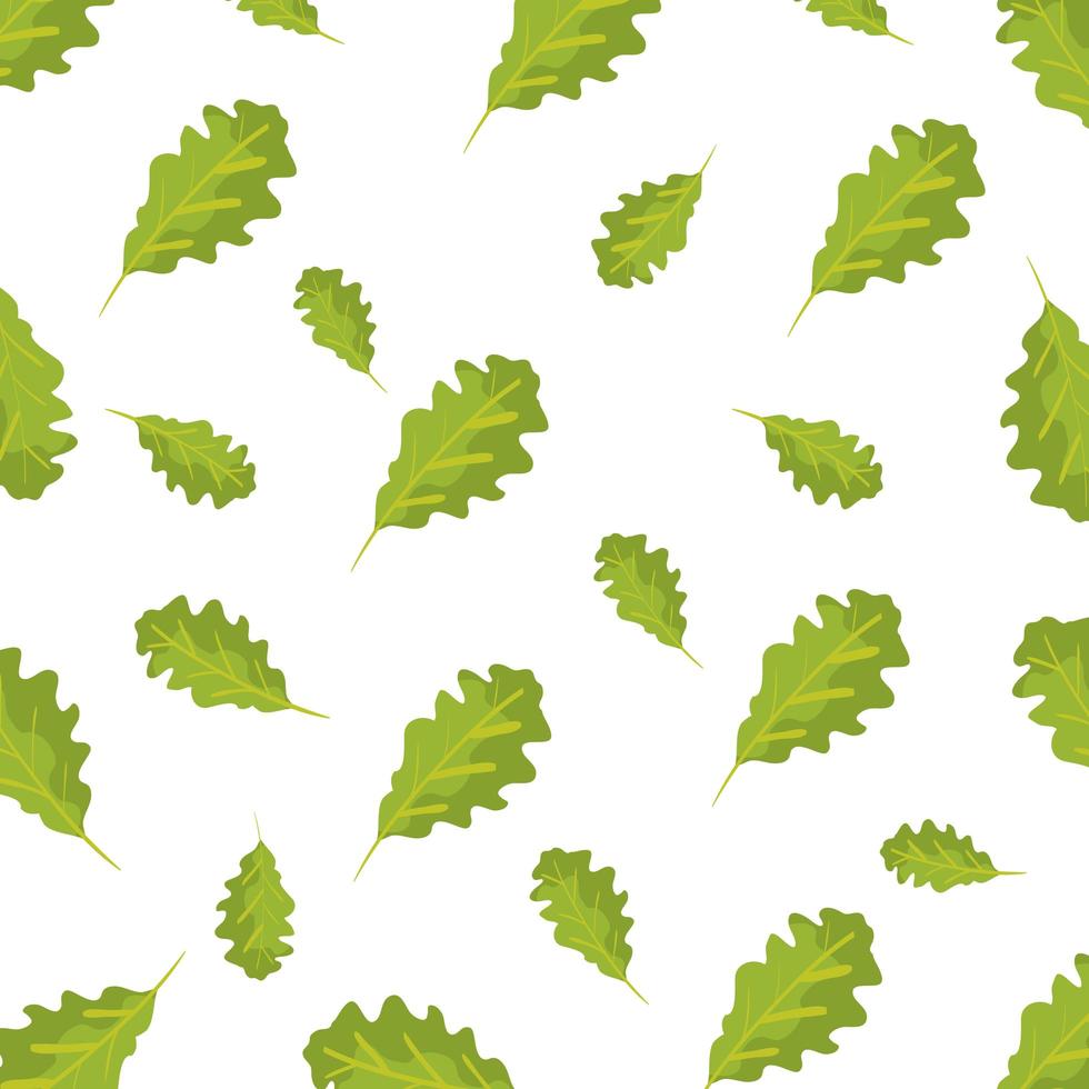 pattern of autumn leafs decoration vector