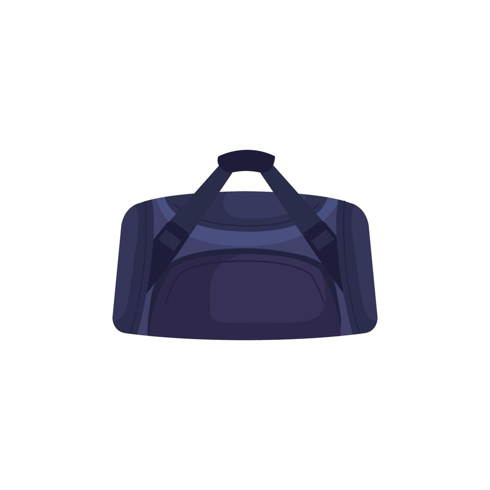 Accesorio de gimnasio bolso icono aislado vector