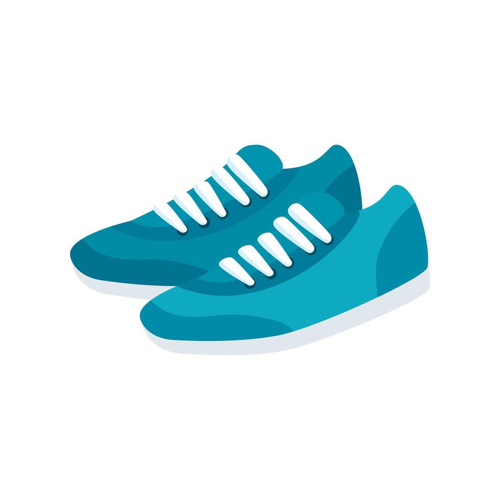 shoes of sport isolated icon vector
