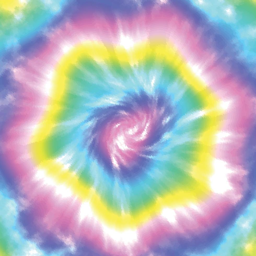 Rainbow Swirl Tie Dye Background vector