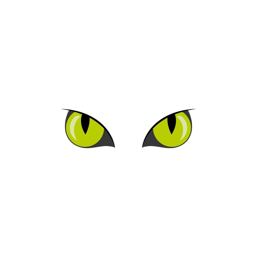 eyes scary with veins of halloween vector