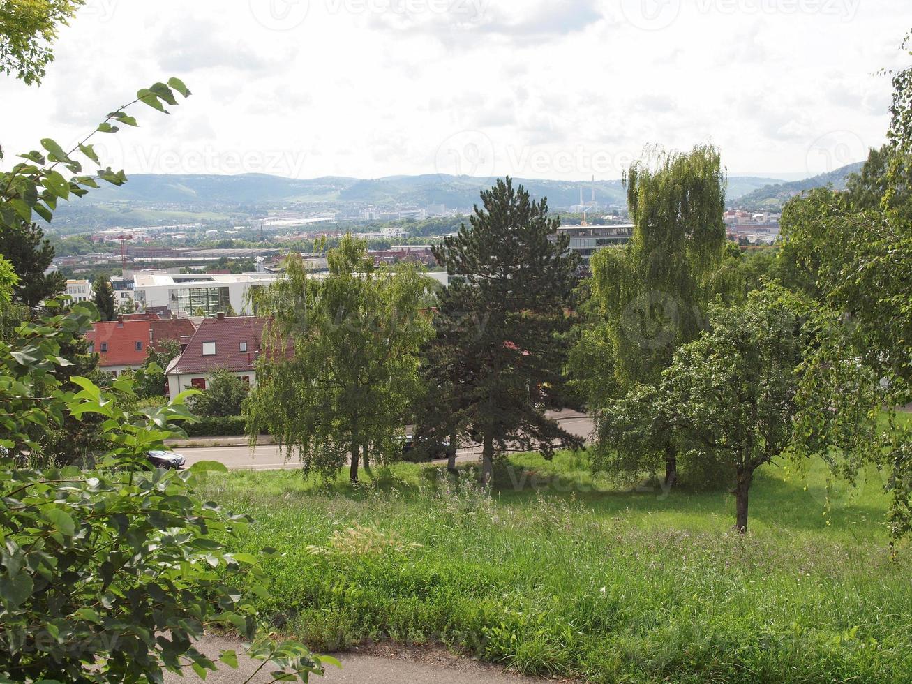 Vista de Stuttgart, Alemania foto