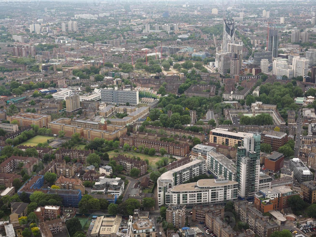 vista aerea de londres foto