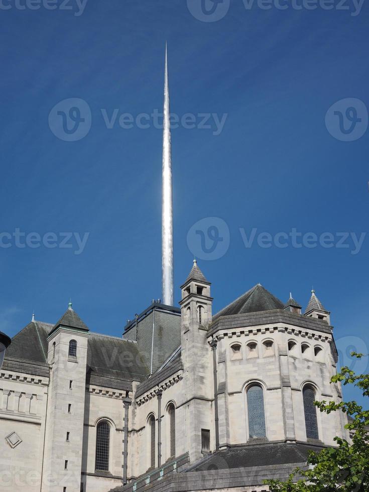 St Anne Cathedral spire in Belfast photo