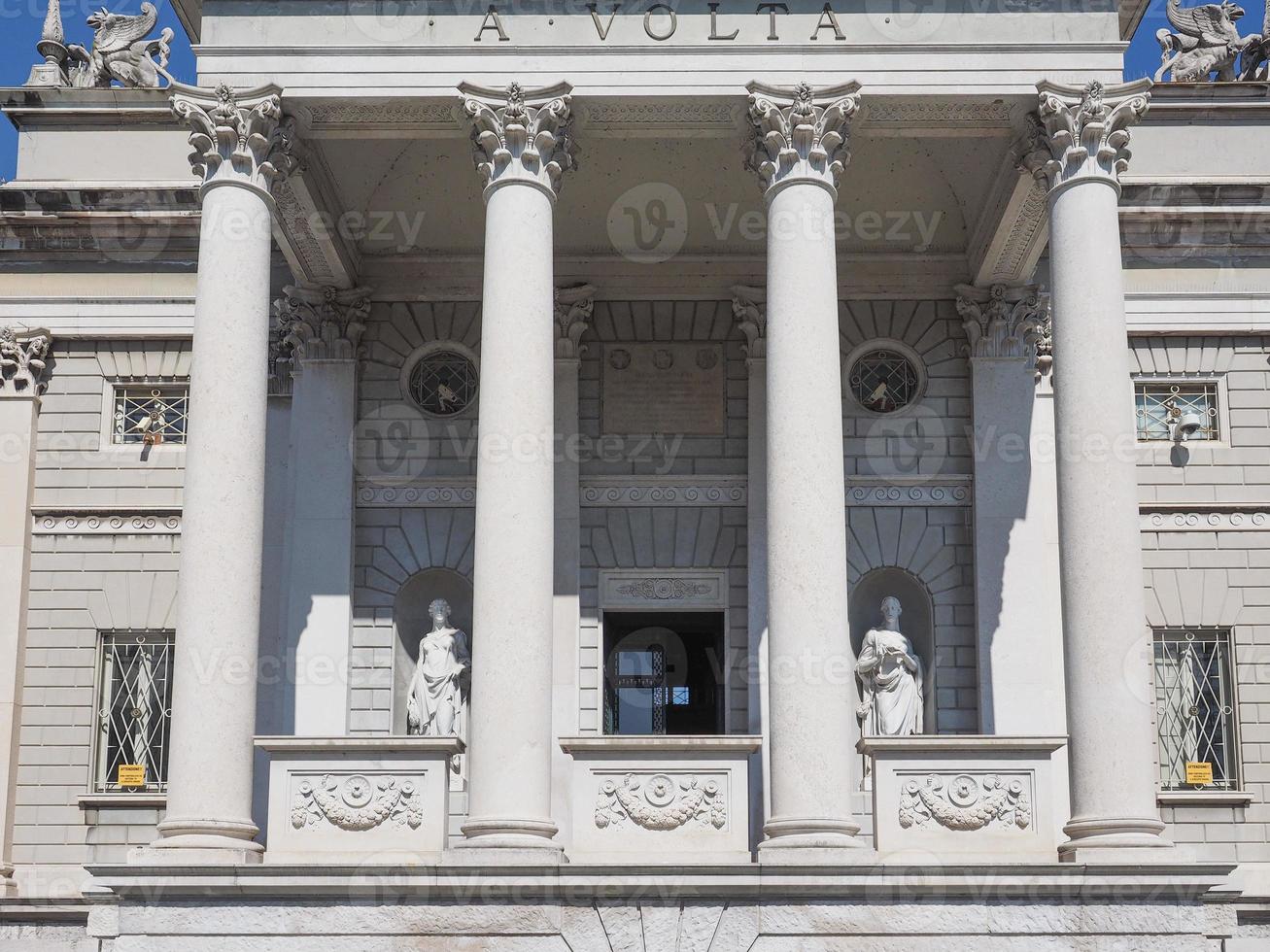 tempio voltiano volta temple en como foto