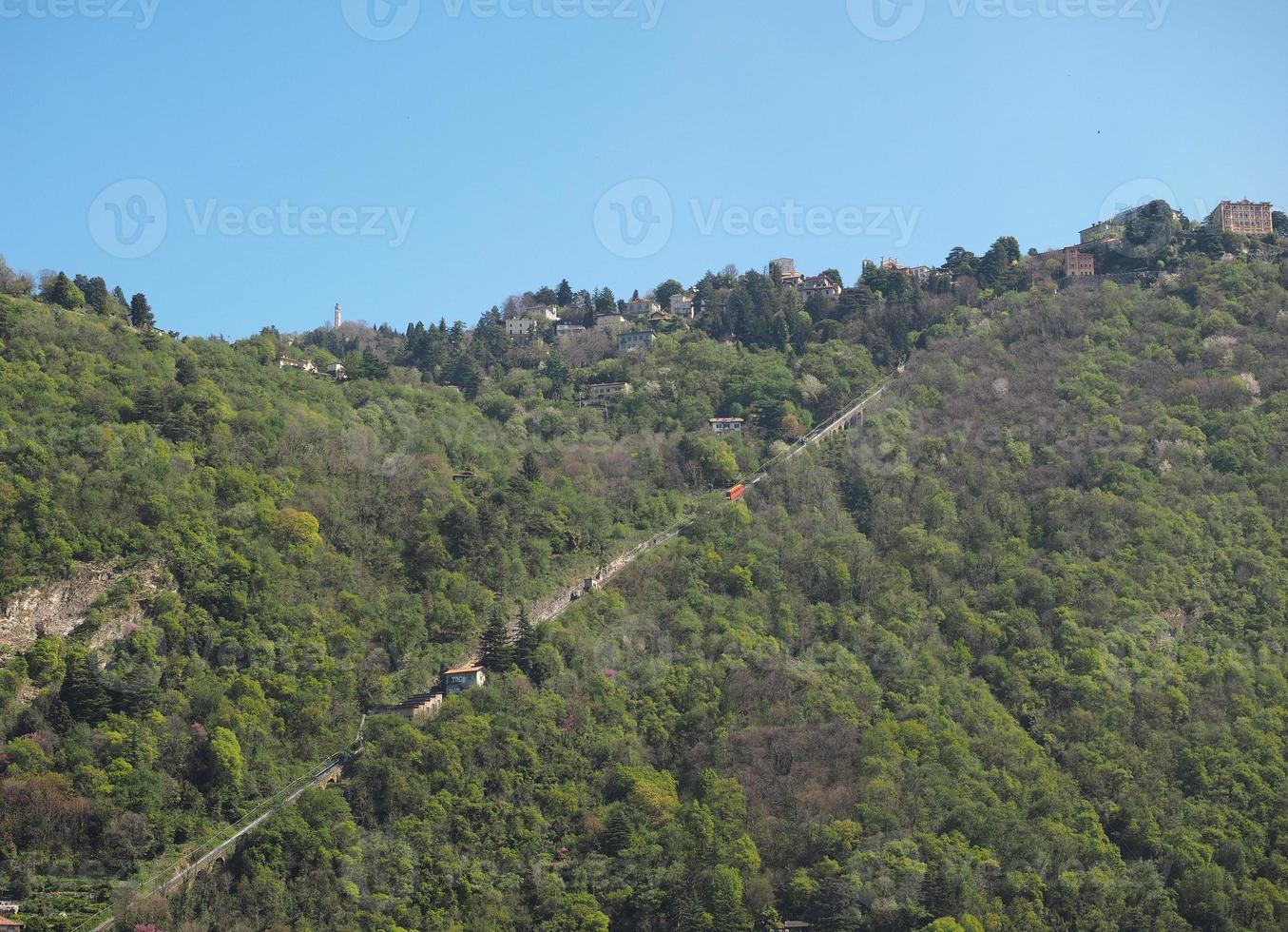 Como Brunate funicular photo