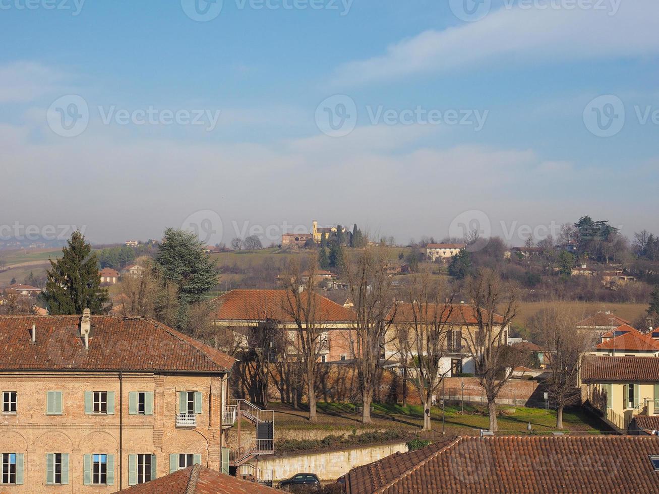 vista aérea de chieri foto