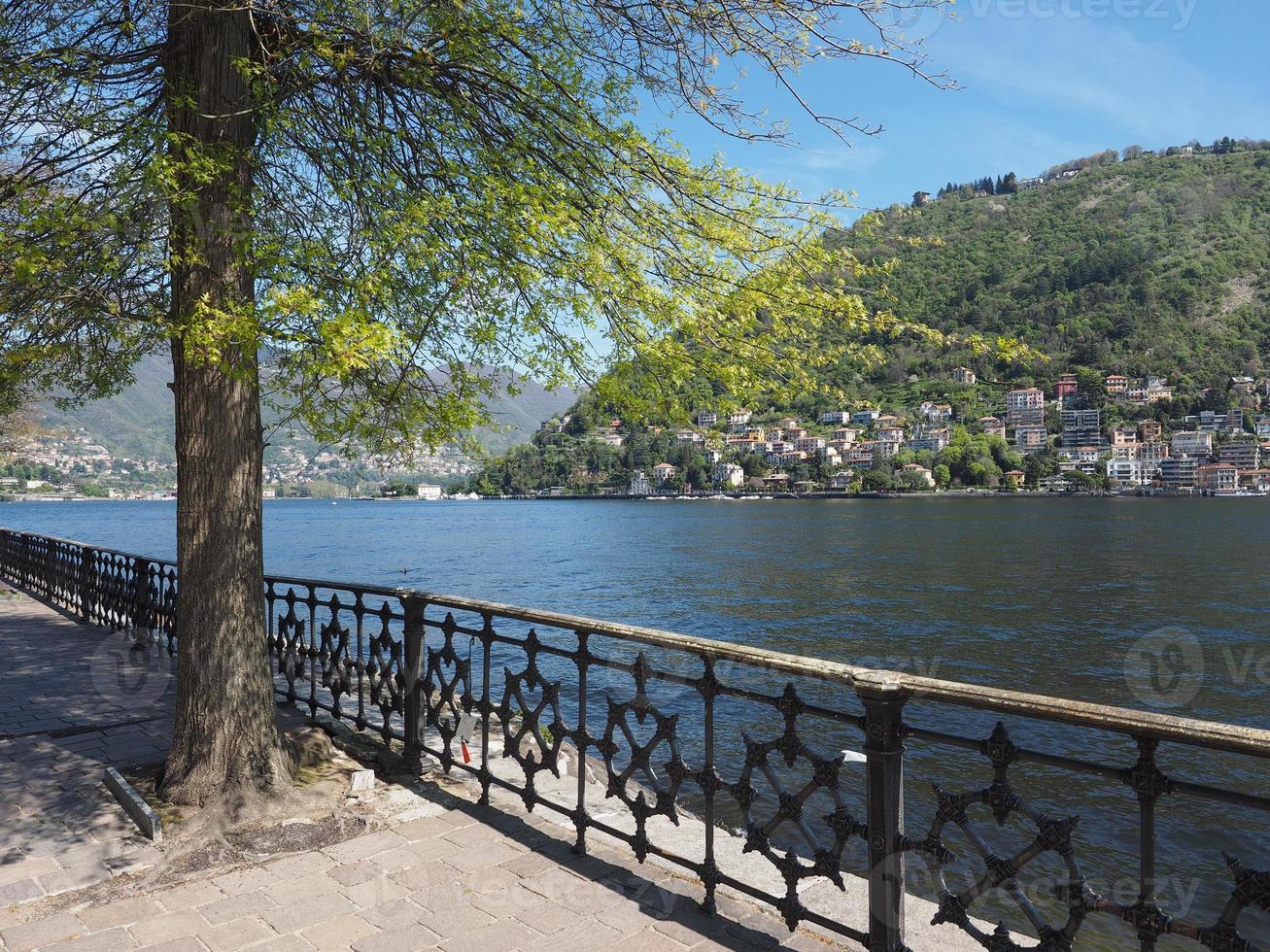 View of Lake Como photo