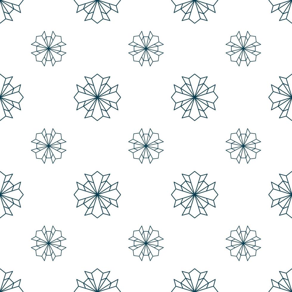 Hand drawn seamless repeat pattern in single color vector