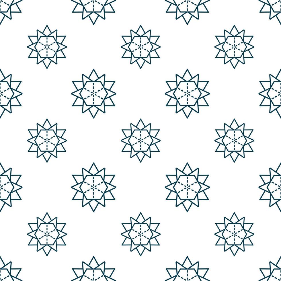 Hand drawn seamless repeat pattern in single color vector
