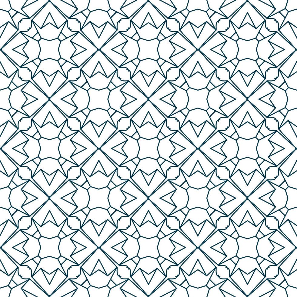 Hand drawn seamless repeat pattern in single color vector
