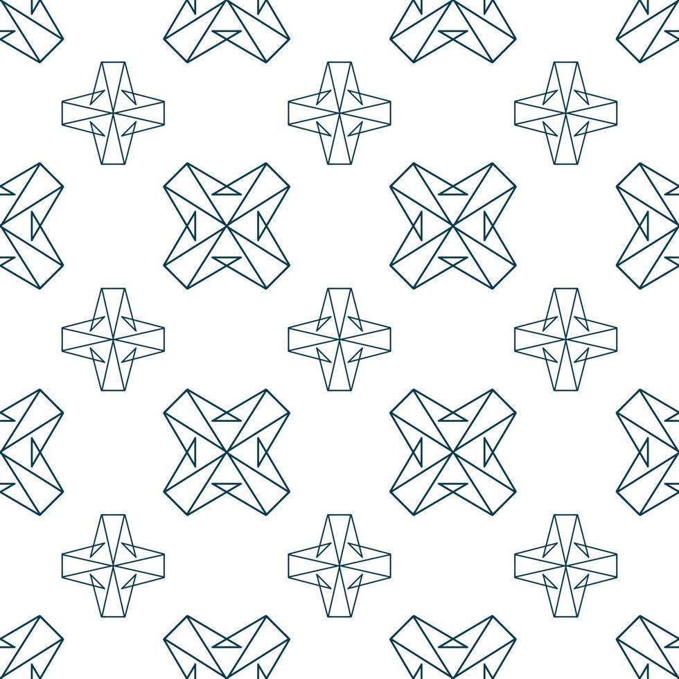Hand drawn seamless repeat pattern in single color vector