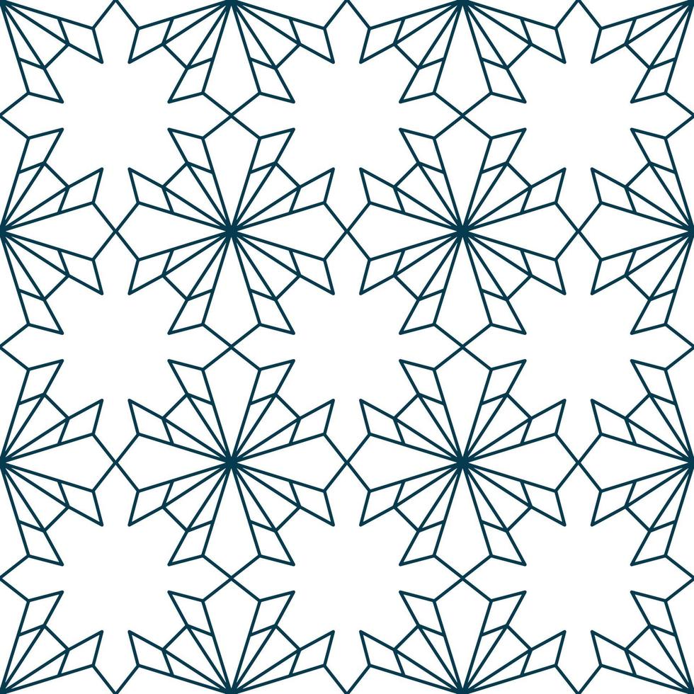 Hand drawn seamless repeat pattern in single color vector