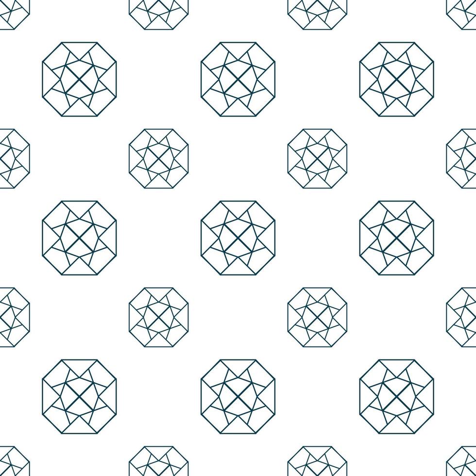 Hand drawn seamless repeat pattern in single color vector