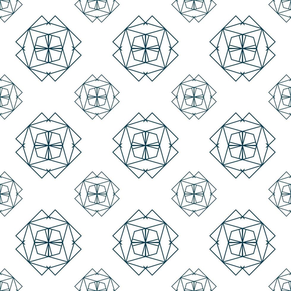Hand drawn seamless repeat pattern in single color vector