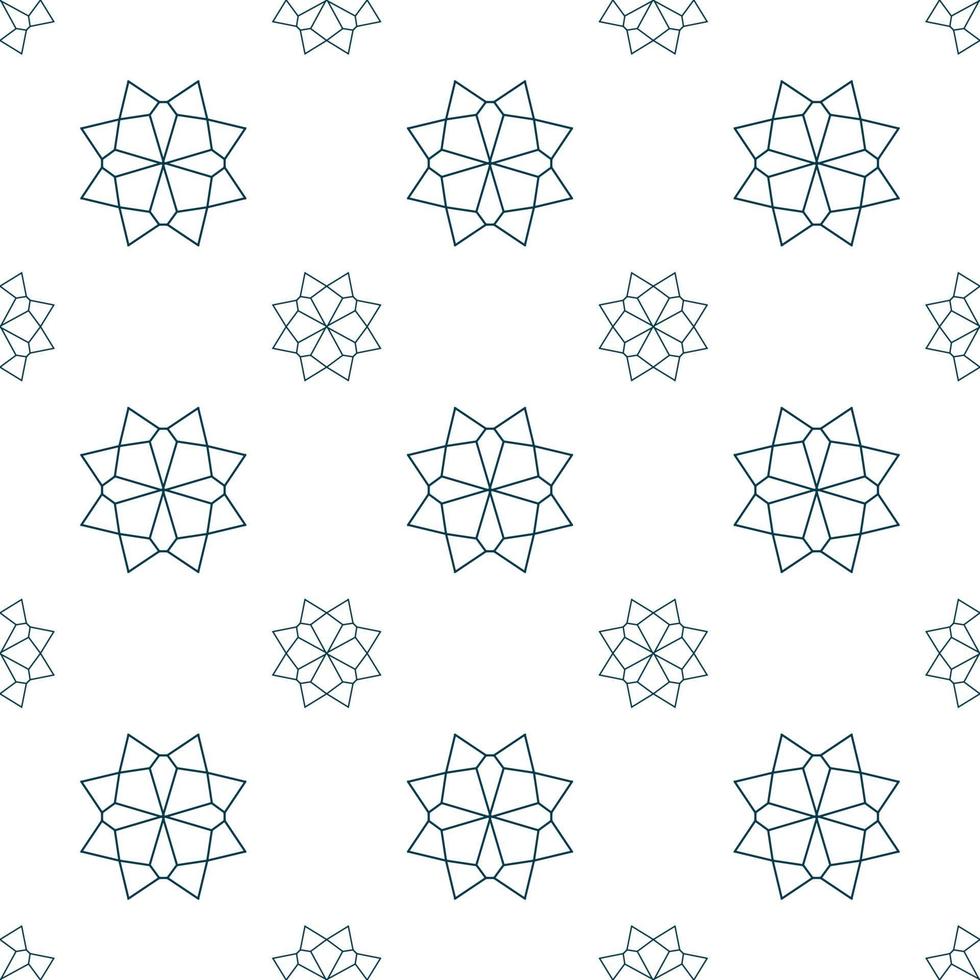 Hand drawn seamless repeat pattern in single color vector