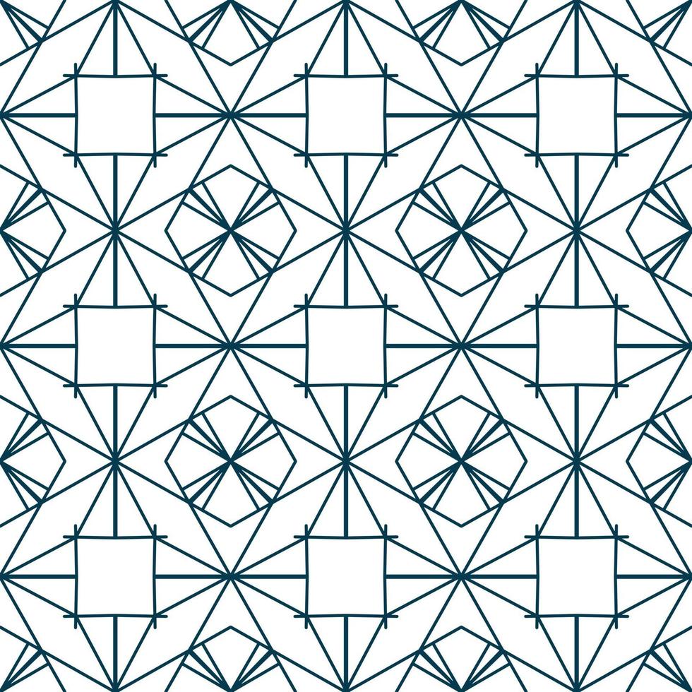Hand drawn seamless repeat pattern in single color vector