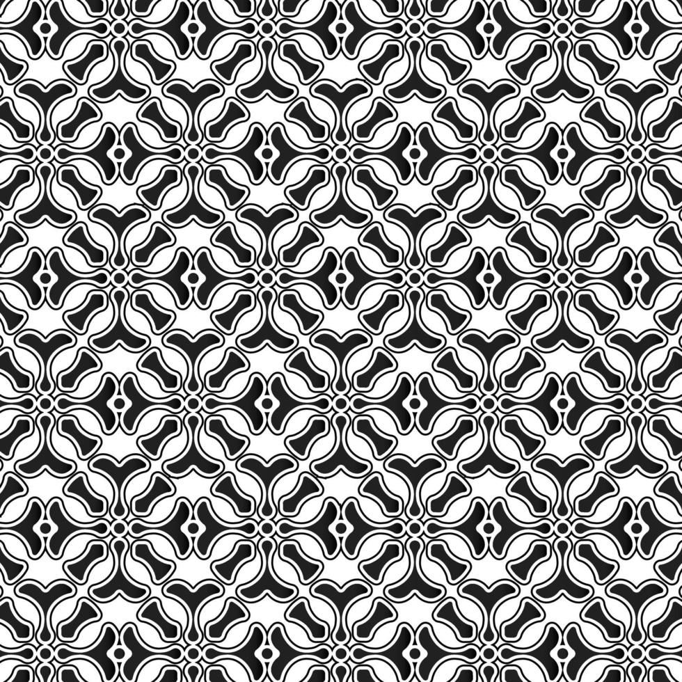 seamless flat ornament pattern vector